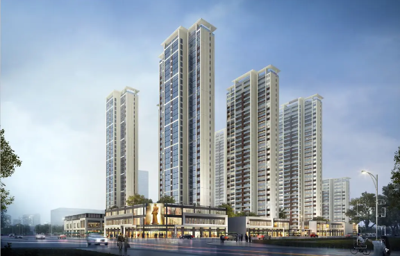 2021.3 衡阳弘涛房地产开发有限公司 弘阳地产衡阳杨柳路昕悦府项目永久供电施工